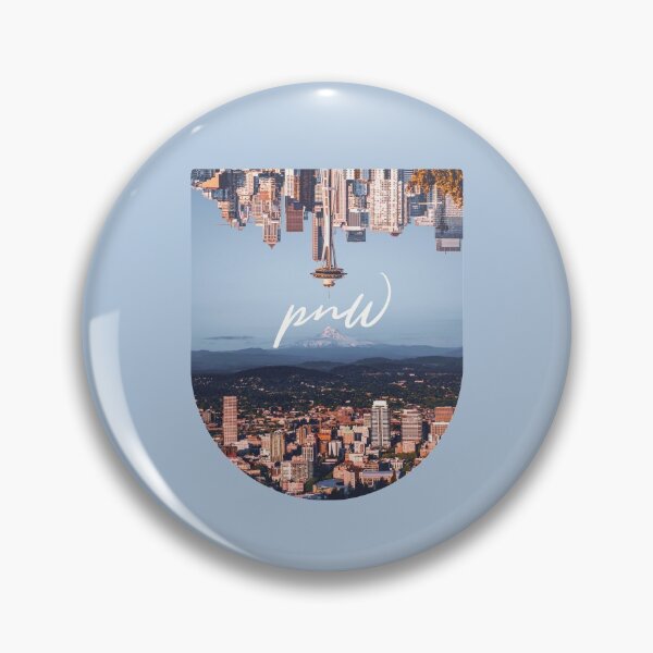Item preview, PNW Skylines-Portland and Seattle designed and sold by anthonylonder.
