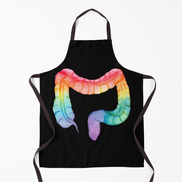 Item preview, Rainbow Watercolor Colon (dark) designed and sold by Alane Fideler.