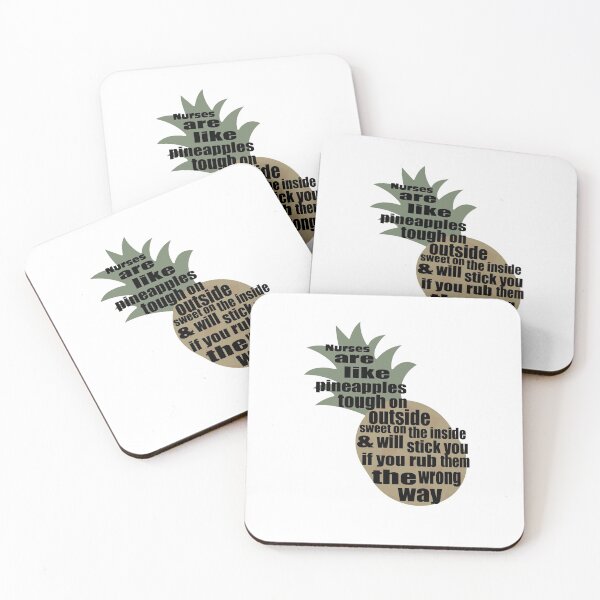 Item preview, Nurses are like pineapples tough on outside designed and sold by Hoffman-Design.