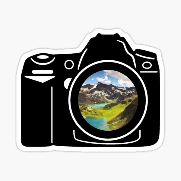 Mountain Camera Sticker