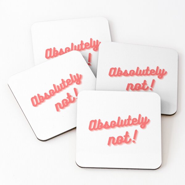 Item preview, ABSOLUTELY NOT! designed and sold by carlistickers.