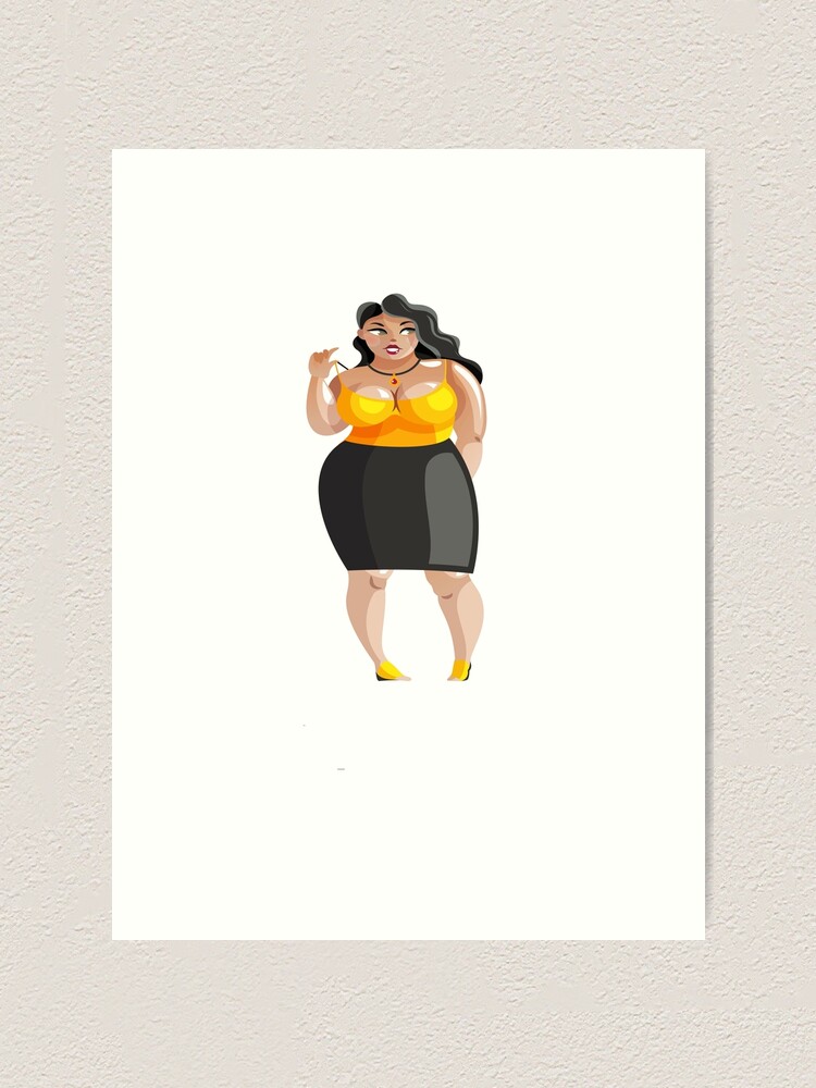 Ssbbw Girl Beautiful Fat Girl Art Print By Brastore Redbubble