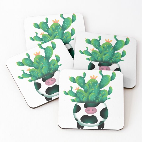 Item preview, CACTUS COW POT designed and sold by NiB-Tshirts.