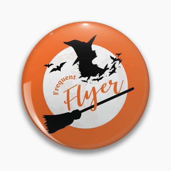 Item preview, Frequent Flyer - Funny Halloween Witch - Witchy Vibe designed and sold by DesignByLeo.