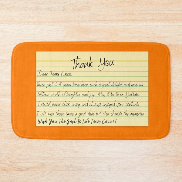 Item preview, Thank You Team Coco Conan O'Brien designed and sold by SYNTASTIC.