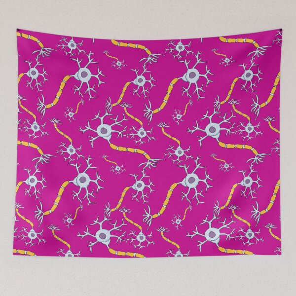 Item preview, Neurons Seamless Pattern, Neurology designed and sold by doctors-apparel.