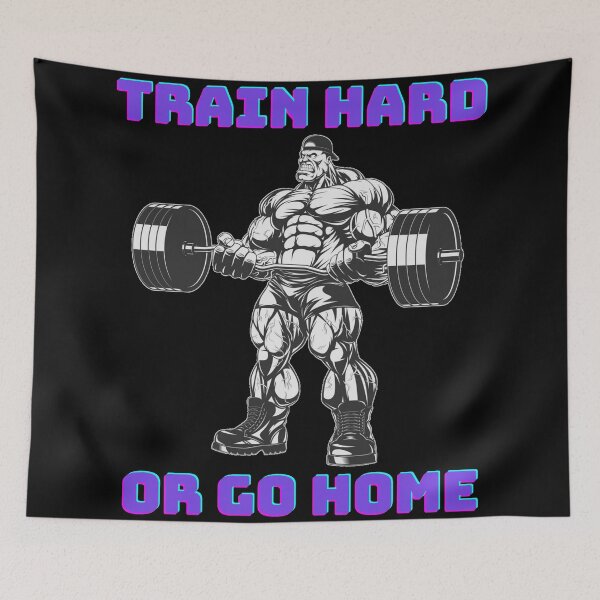 Item preview, Train hard or Go home Gym Time flex  designed and sold by Golden-place.