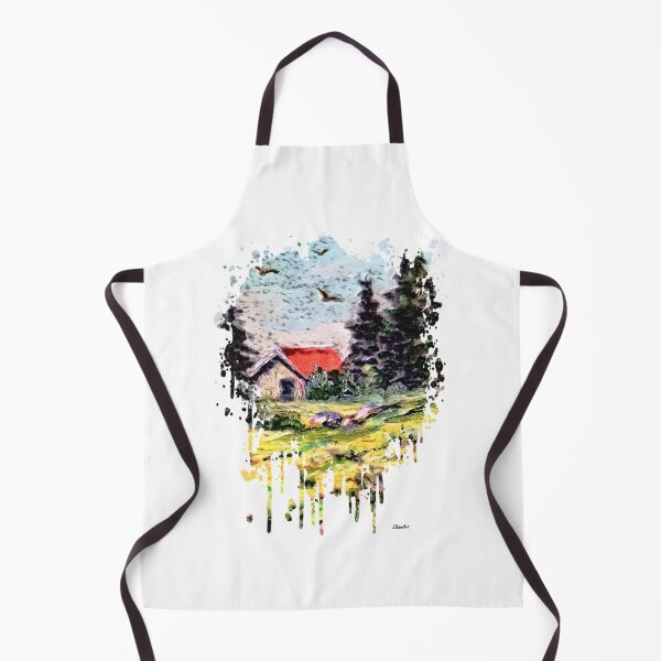 Item preview, Birds Flying Over the Barn designed and sold by EloiseArt.
