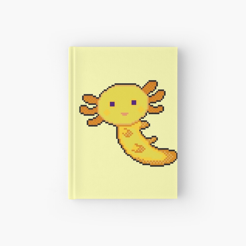 Kawaii Axolotl Perler Bead Pattern, Bead Sprites