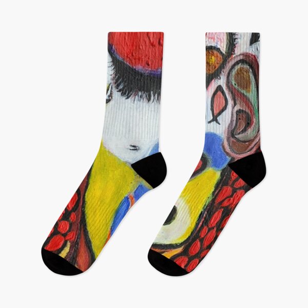 Item preview, In The Act Of Conjuring, an acrylic abstract caricature. designed and sold by Art With Impact – Statement Art & Apparel for Deep Thinkers.