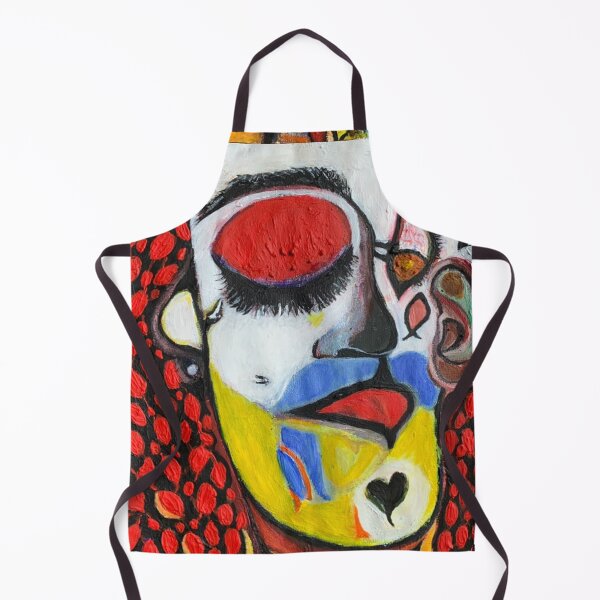 Item preview, In The Act Of Conjuring, an acrylic abstract caricature. designed and sold by Art With Impact – Statement Art & Apparel for Deep Thinkers.