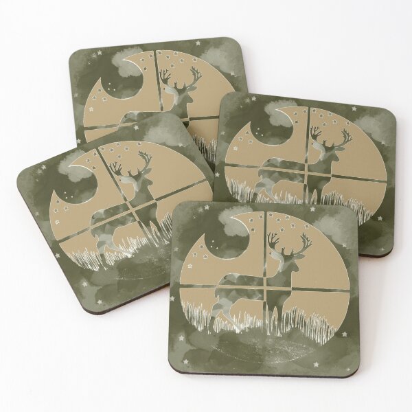 Item preview, Deer Hunter Target Khaki Green  Camo designed and sold by Kristi Duggins.