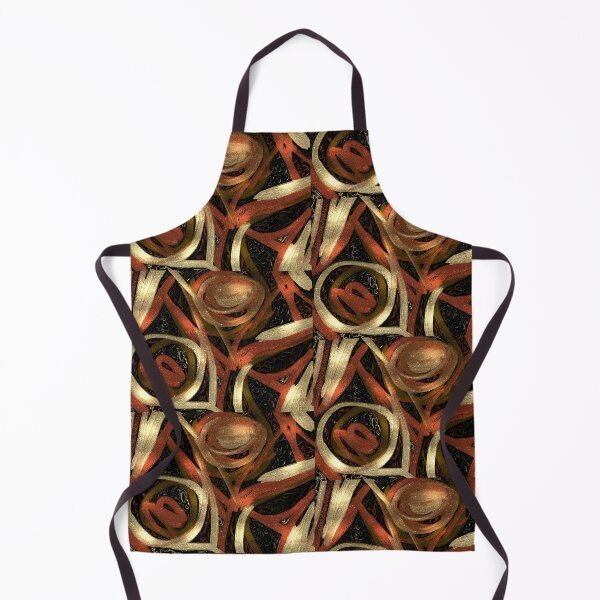 Item preview, Copper Gold Brown Metallic Abstract Art designed and sold by hopecope.