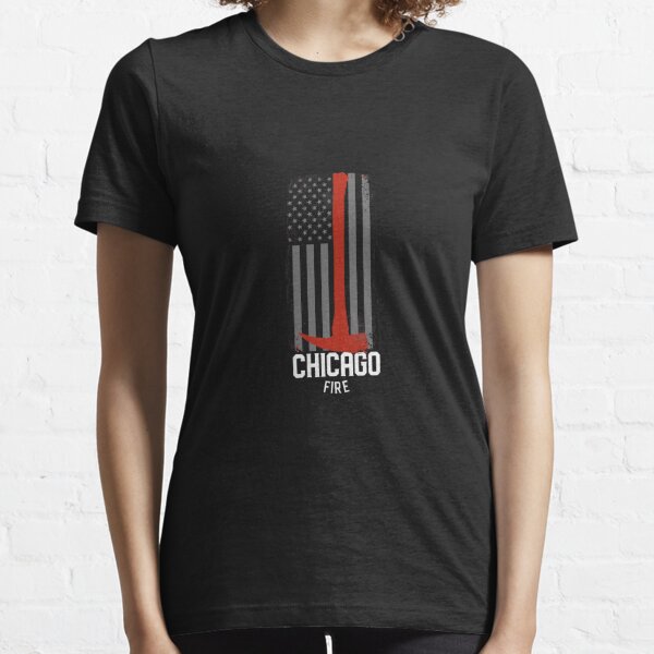 New Chicago Fire Department City of Illinois Firefighter Rescue T-Shirt