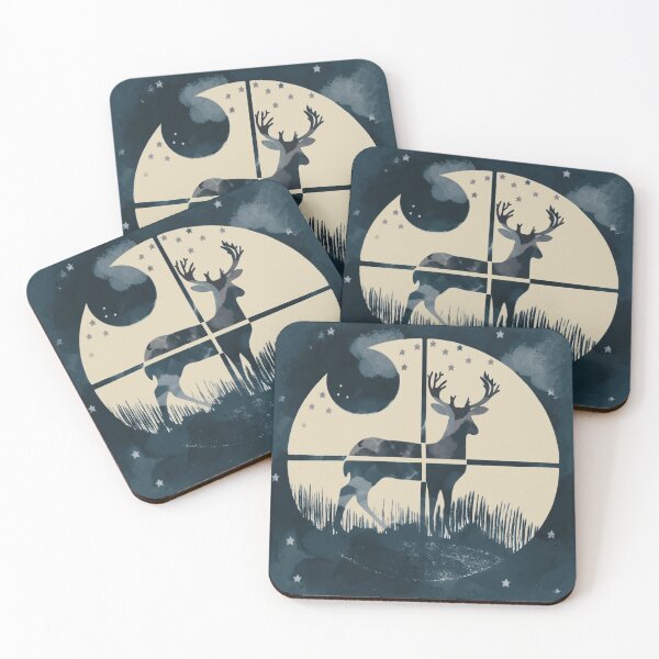 Item preview, Deer Hunter Target Marine Blue Cream Camo designed and sold by Kristi Duggins.