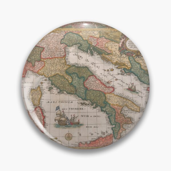 Item preview, Vintage Map of Italy 1640 - Italian Map designed and sold by molamode.