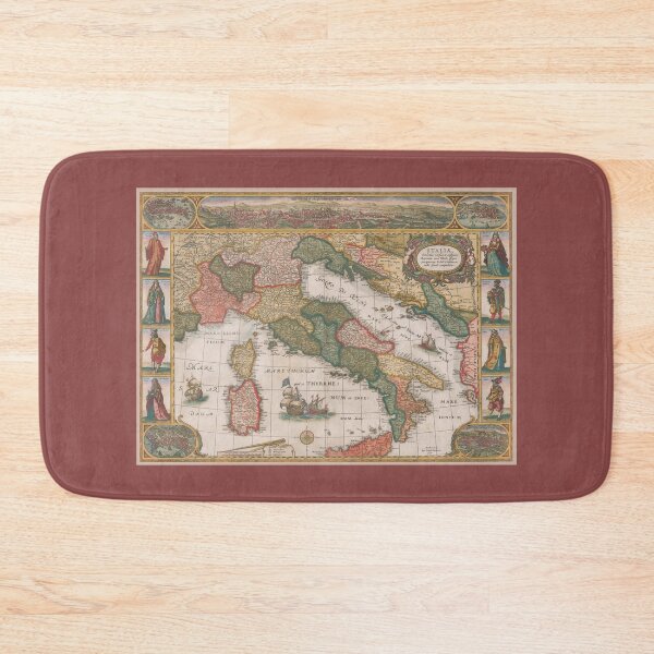 Item preview, Vintage Map of Italy 1640 - Italian Map designed and sold by molamode.