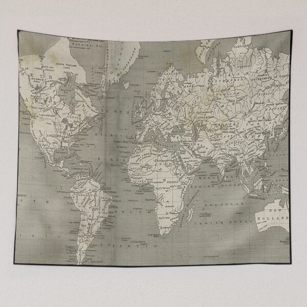Item preview, Vintage Map of the World (1820) 2 designed and sold by BravuraMedia.