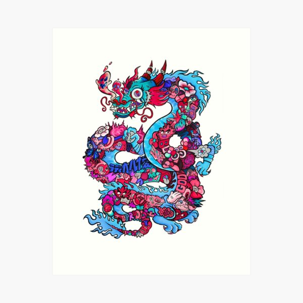 Vexx Doodle Art Art Print