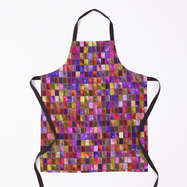 Item preview, Overlook The Bay At This Beautiful Mosaic Pink And Blue Tiled Glass Design - Geometric Design designed and sold by FreedomUniverse.
