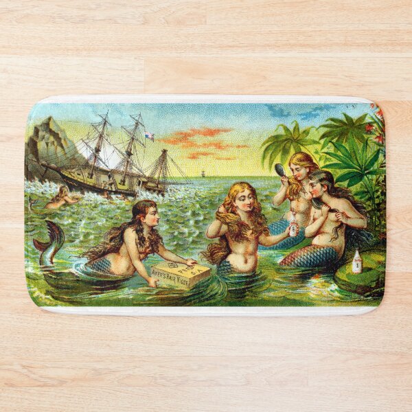 Item preview, 19th C. Mermaids at Ship Wreck designed and sold by historicimage.