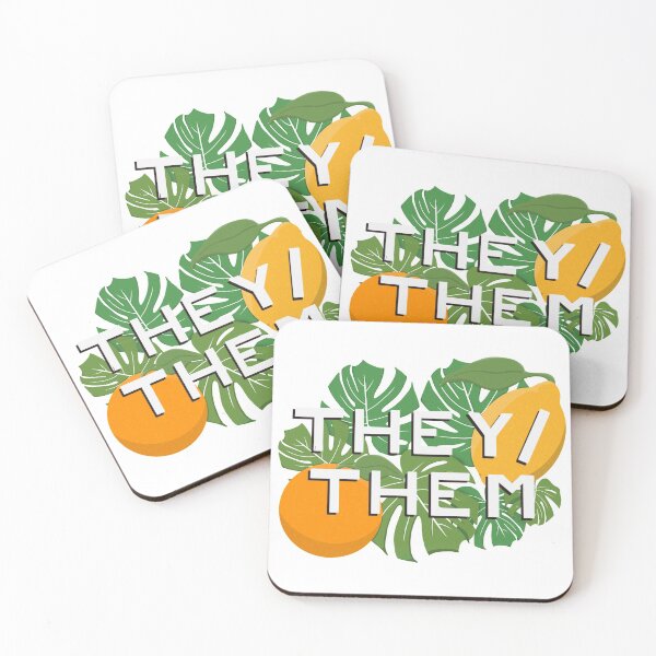 Item preview, They/ Them Pronouns Citrus Pride designed and sold by NewtandThistle.