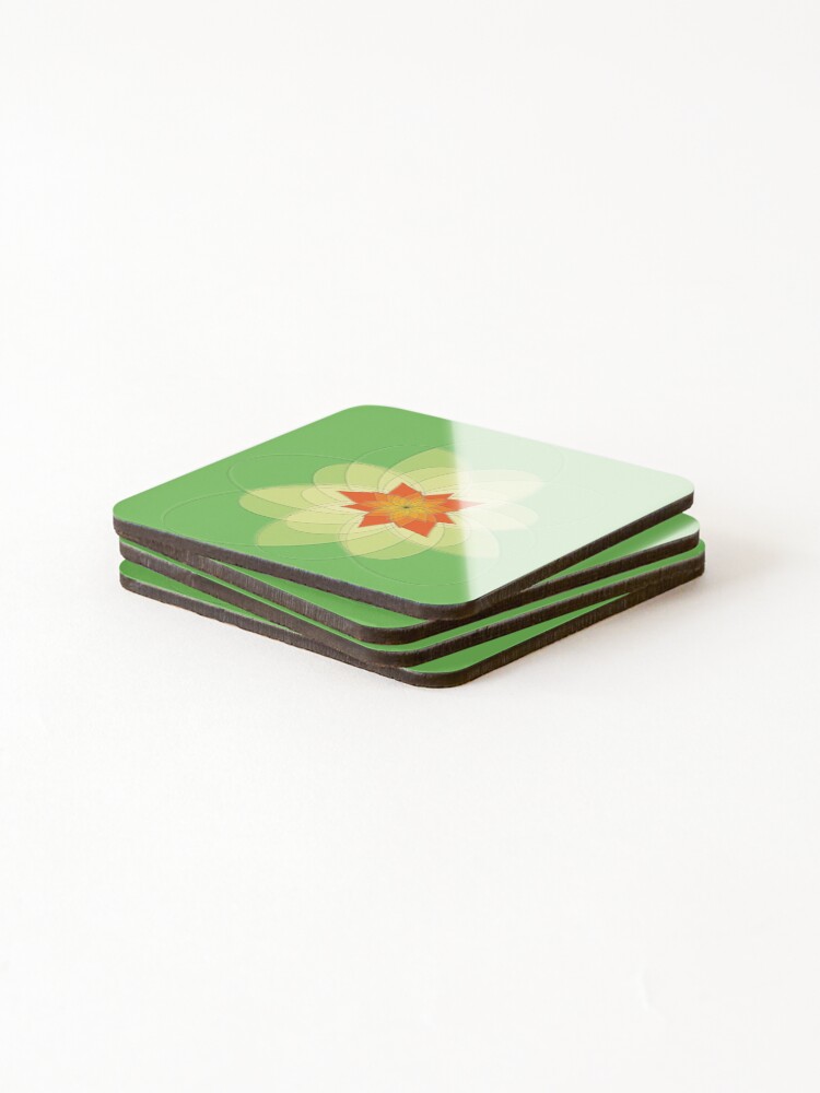 Thumbnail 4 of 5, Coasters (Set of 4), flower designed and sold by egg-pdf.