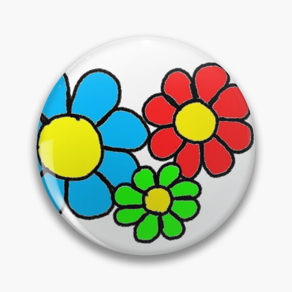 Item preview, Colorful flowers  designed and sold by MarblesWorld.