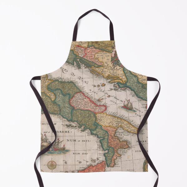Item preview, Vintage Map of Italy 1640 - Italian Map designed and sold by molamode.