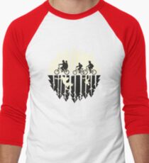 Camiseta ¾ bicolor para hombre Al revés