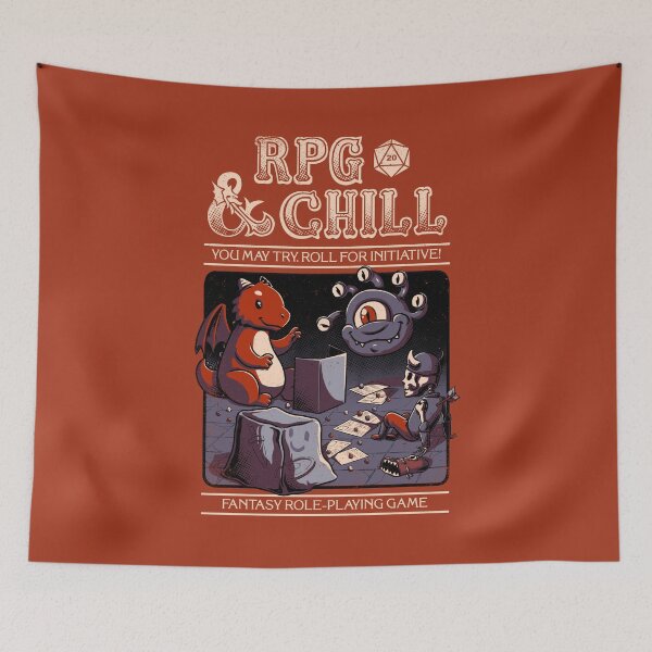 Item preview, RPG & Chill - Red designed and sold by Studio Mootant.