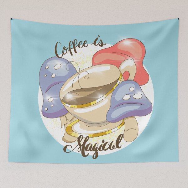 Item preview, Coffee is Magical Fairycore designed and sold by WyldwoodCrafts.