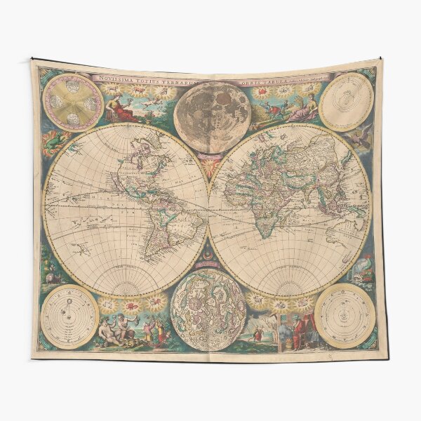 Old Map Tapestry  sites.unimi.it