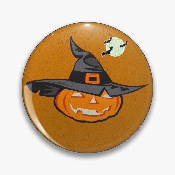 Item preview, Pumpkin Wearing Witch Hat  designed and sold by franktact.
