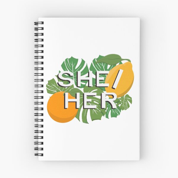 Item preview, She/ Her Pronouns Citrus Pride designed and sold by NewtandThistle.