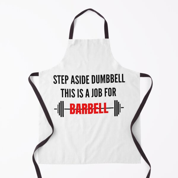 Item preview, Step Aside Dumbbell This Is A Job For Barbell - Funny Gym designed and sold by GymWearDepot.