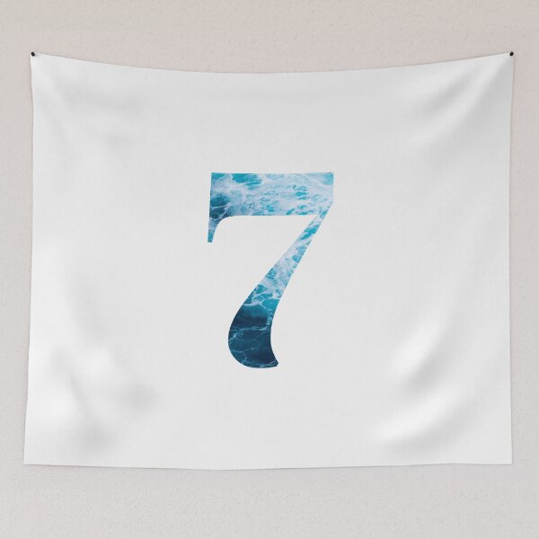 Item preview, Ocean Waves Number 7 designed and sold by LiveAndGlow.