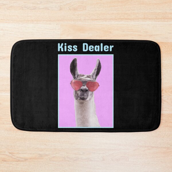 Item preview, Kiss Dealer Llama with Heart Glasses  designed and sold by AttieParetti87.