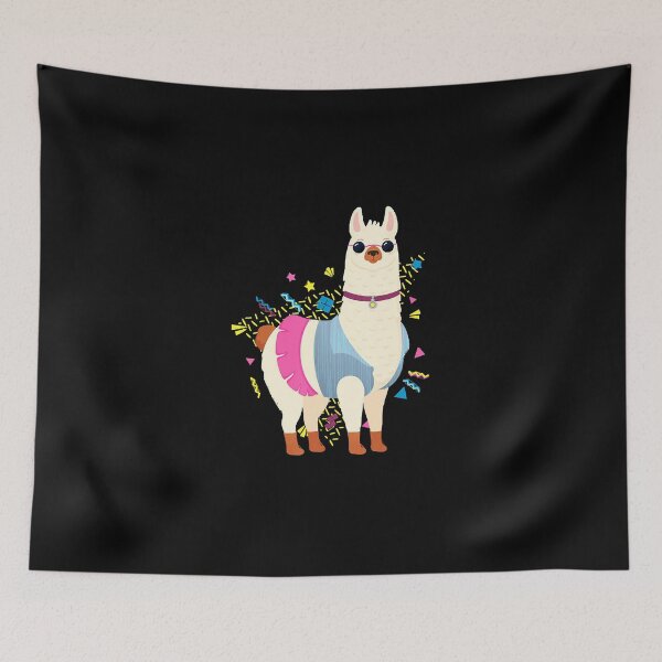 Item preview, Cool Retro 80_s 90_s Llama Alpaca  designed and sold by AttieParetti87.