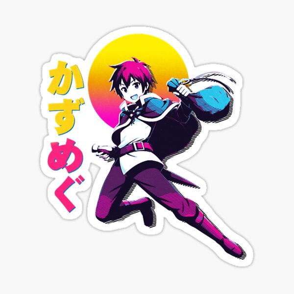 Chibi Isekai Adventurer Kazuma Sato - Konosuba Anime - Magnet