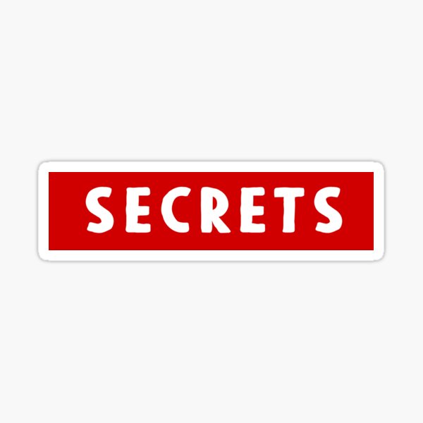Secrets Sticker Sticker