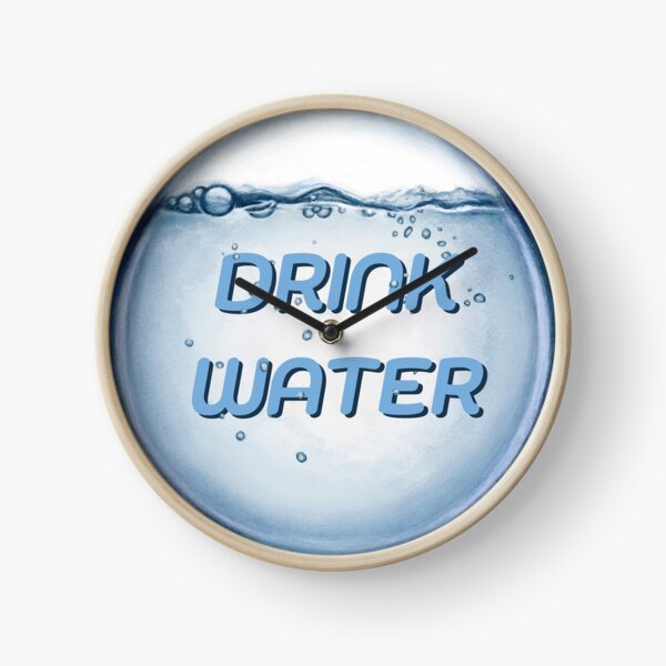 Item preview, it's h2o' clock! a reminder to drink water! designed and sold by craftywendy.