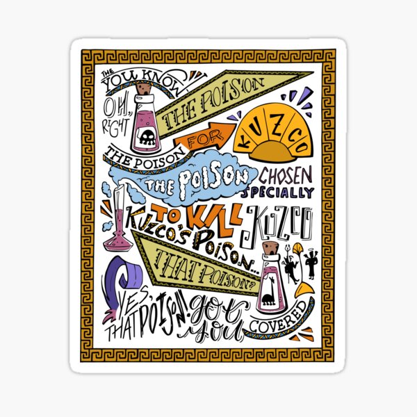 Kuzcos Gift (koloriert) Sticker