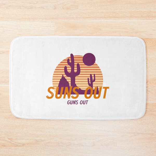 Item preview, Suns Out Guns Out White - Funny Gym designed and sold by GymWearDepot.