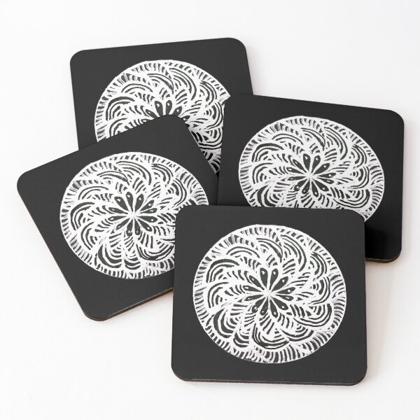 Item preview, White Flower Mandala designed and sold by aiouises.