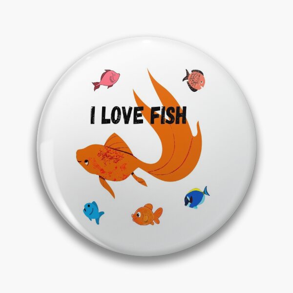 Aperçu de l'œuvre J'adore le poisson créée et vendue par Makicalgui.