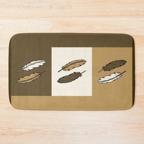 Item preview, Brown and beige leaf illusion pattern designed and sold by SalxSal.