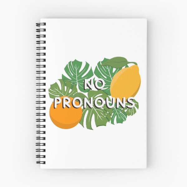 Item preview, “No Pronouns” Pronoun Citrus Pride designed and sold by NewtandThistle.