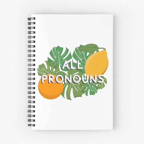 Item preview, “All Pronouns” Pronoun Citrus Pride designed and sold by NewtandThistle.