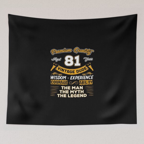 Item preview, 81St Birthday Gifts Dude The Man Myth Legend 81 Years Old D4 designed and sold by ccombercor.